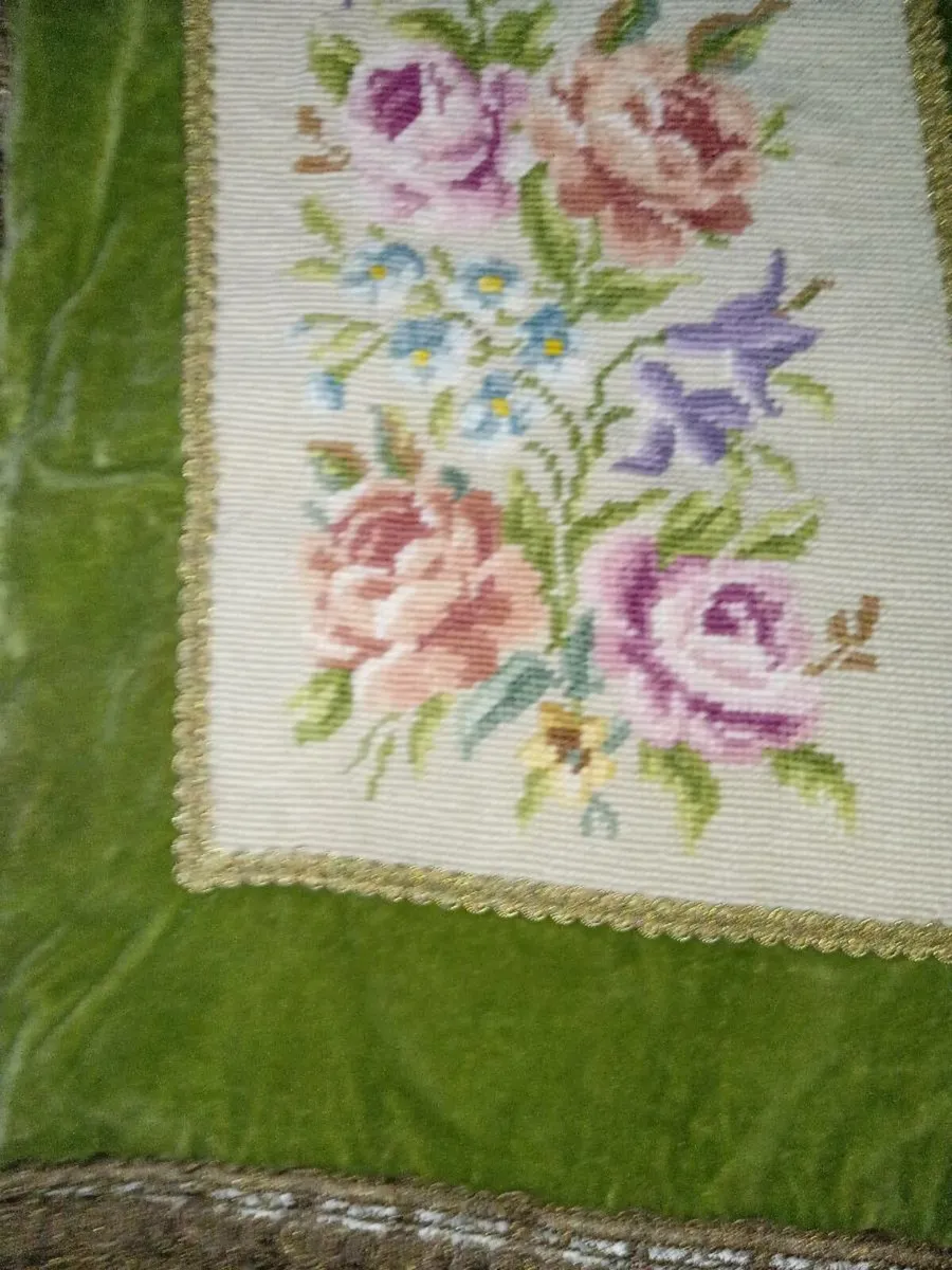 Antique handmade large tablecloth - Image 3