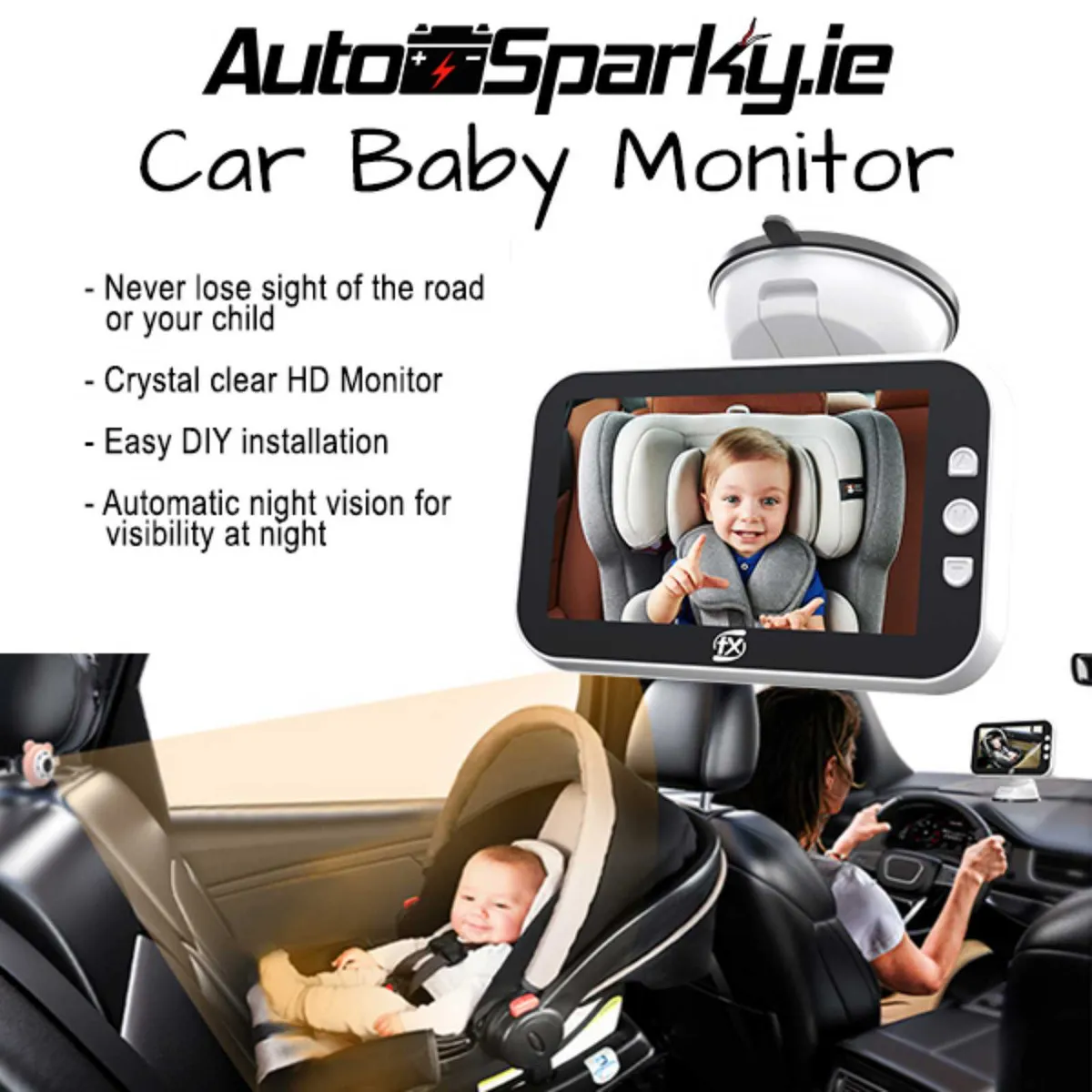 Car Baby Monitor - www.autosparky.ie - Image 4