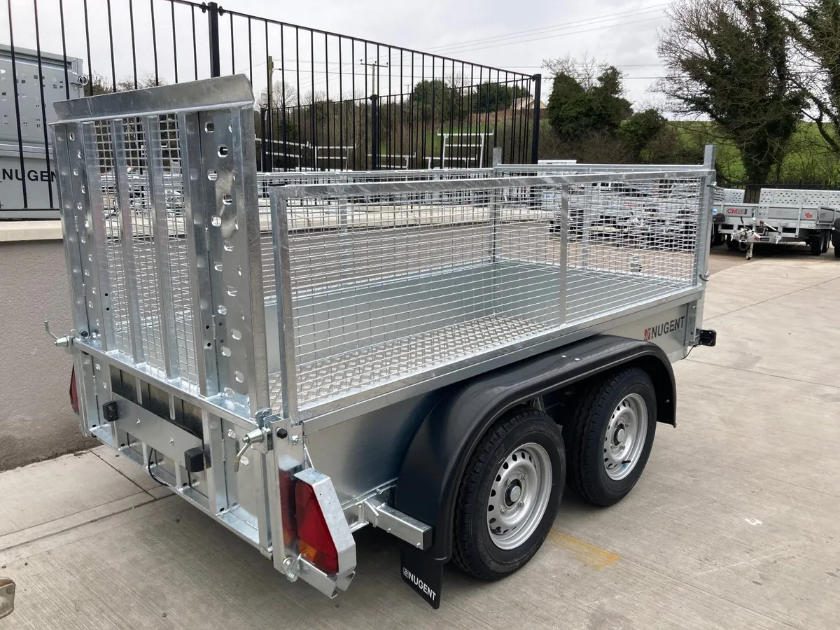 8 x 4 Twin Axle 2 Ton Nugent Trailer - Image 1