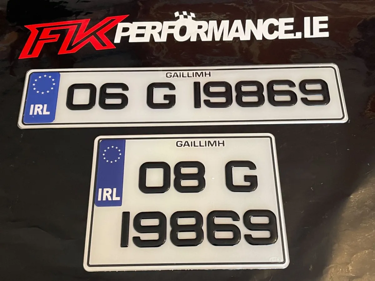 Ultimate gel number plates - Image 1