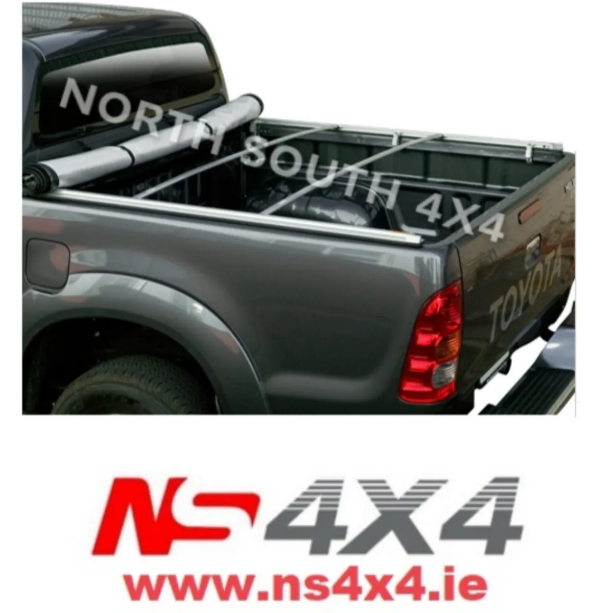 Toyota Hilux SOFT ROLL UP TONNEAU COVER - Image 2