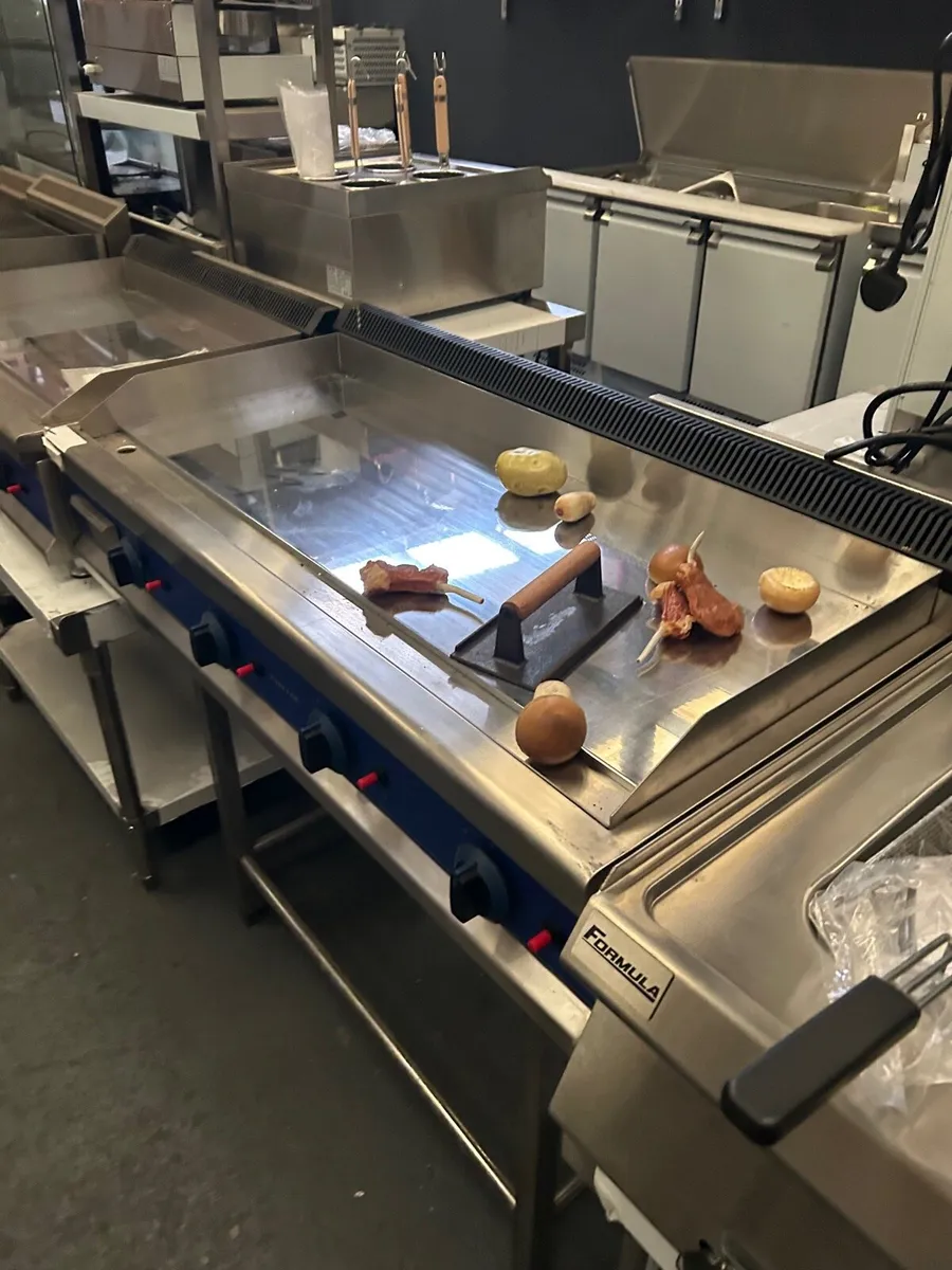 sale New Frytac 900 gas Crome griddle - Image 2