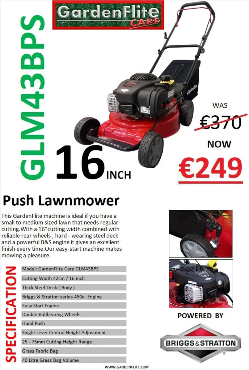 Briggs & Stratton Petrol lawnmowers sale 30% off - Image 3