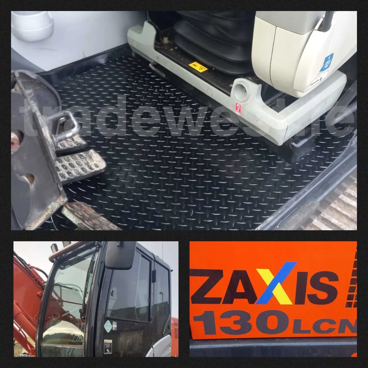 Hitachi Zaxis 130 Dash 5 Rubber Mat..Free Delivery - Image 1