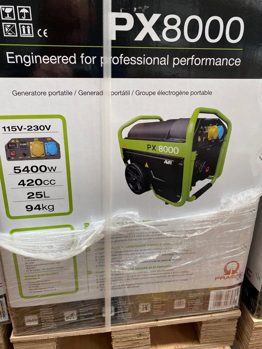 PRAMAC PX8000 Ireland ,Petrol Generators.. - Image 3