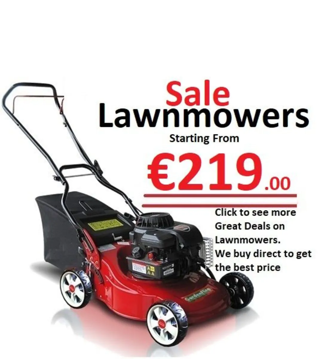 Briggs & Stratton Petrol lawnmowers sale 30% off - Image 1