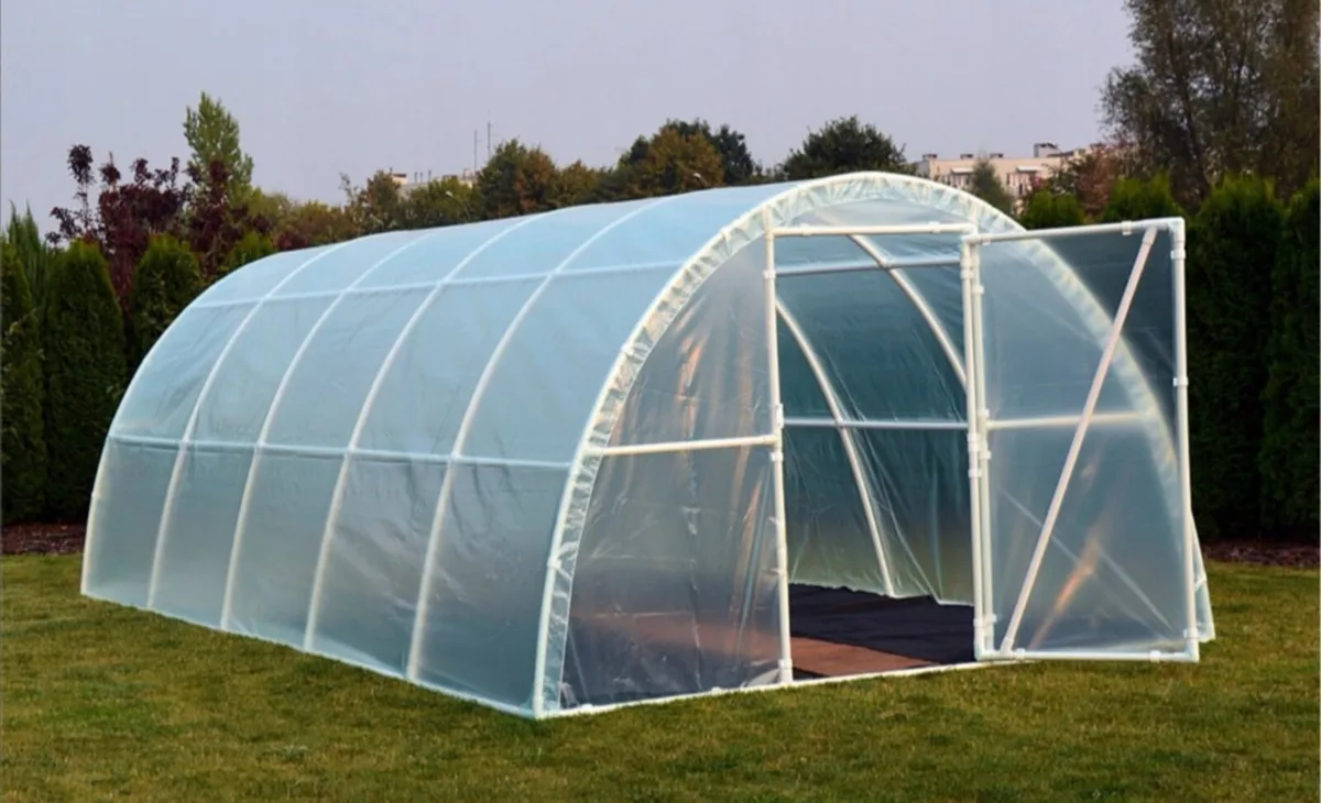 Polytunnel greenhouse garden - Image 1