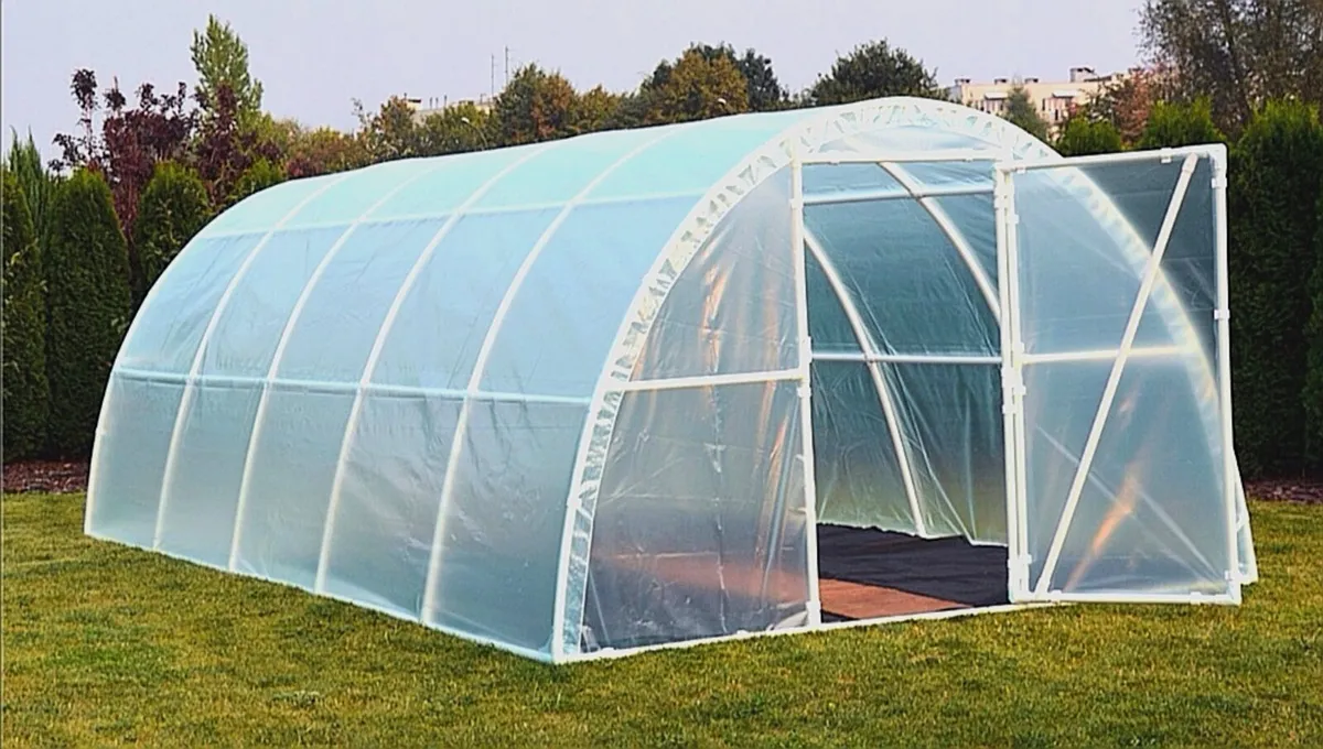 Polytunnel greenhouse garden - Image 1