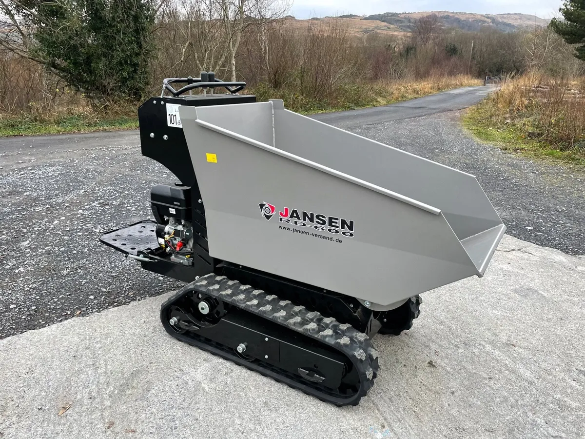 Jansen 600kg Hydro tracked dumper. FINANCE - Image 1