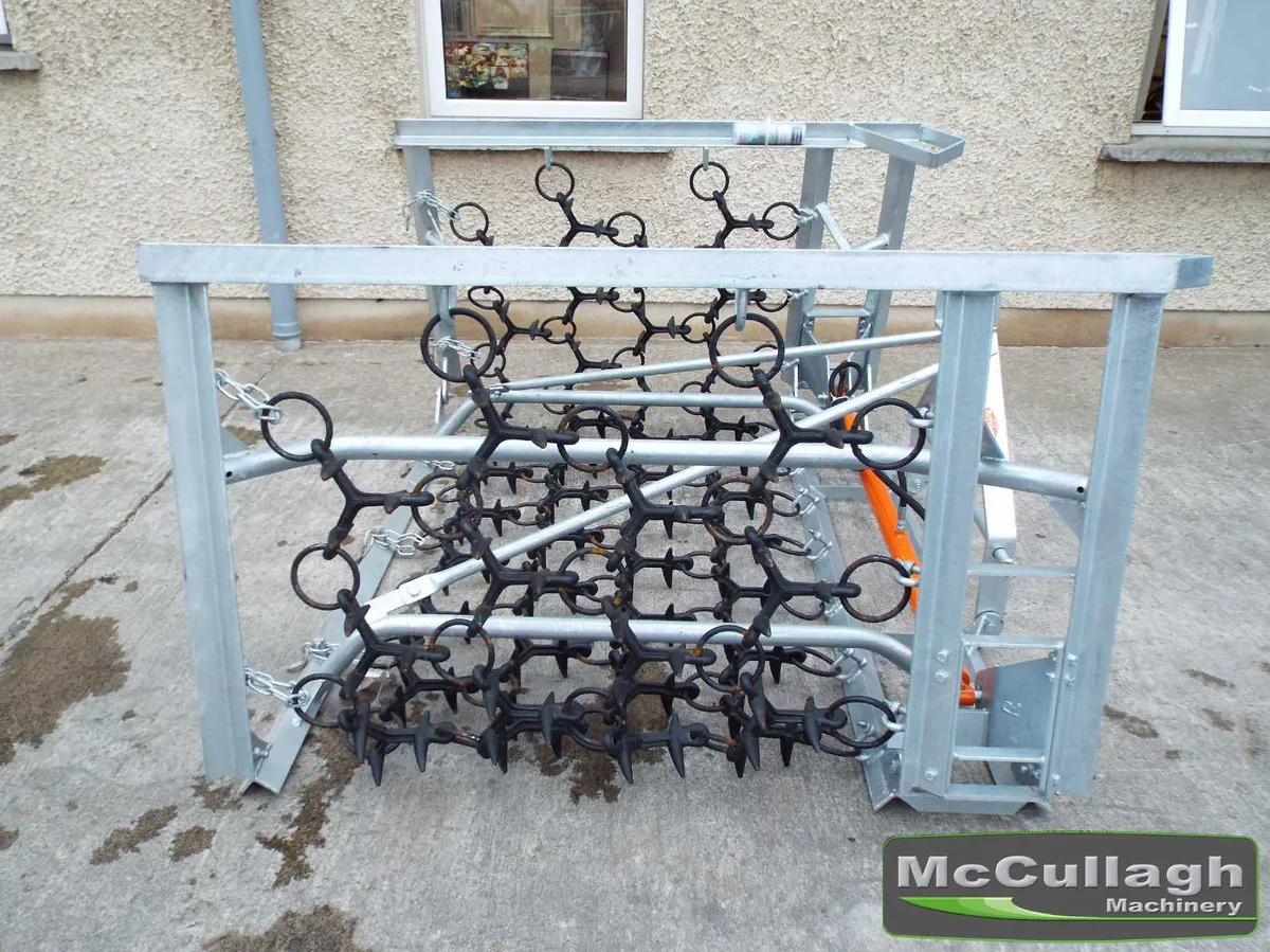 New Ritchie Mounted Chain Grass Harrows - Image 1
