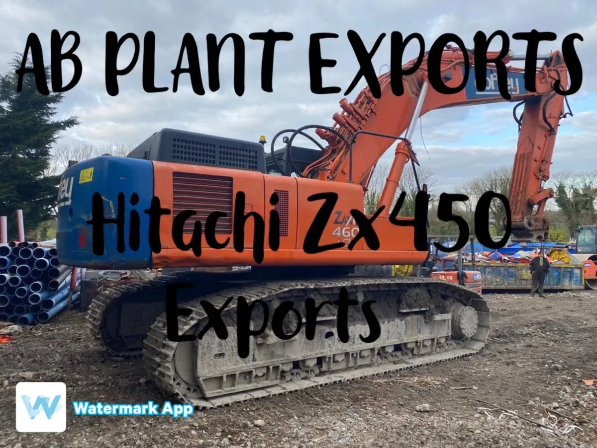 Hitachi zx450/460 exports
