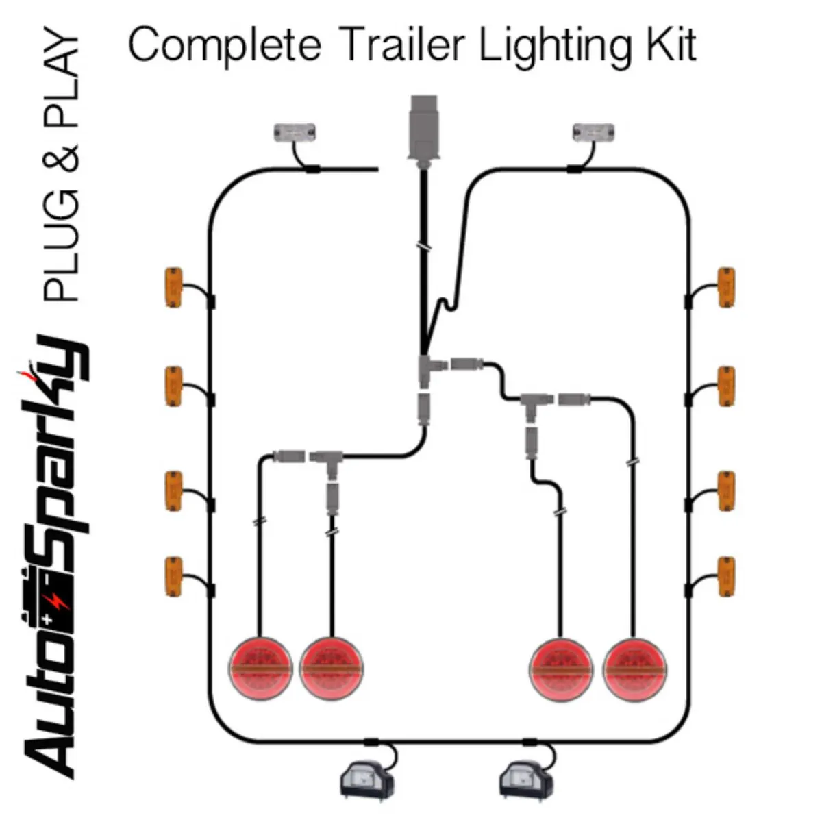 Complete Plug & Play Trailer Light Kits - Image 2