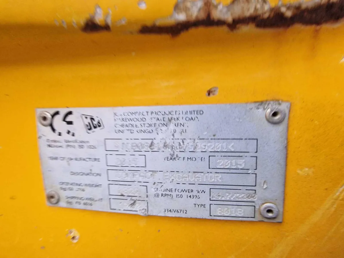 Jcb 1.8tonne - Image 3
