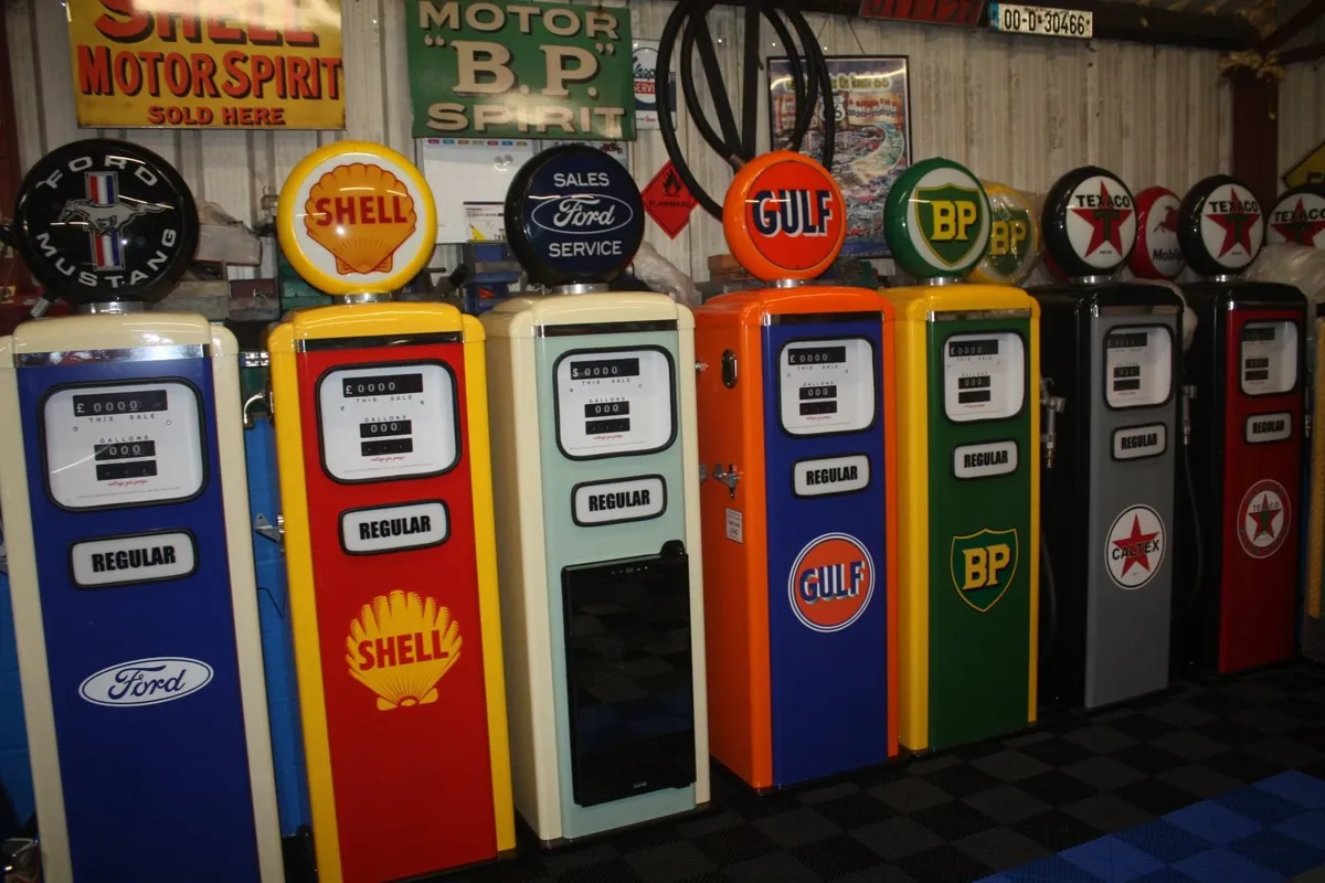 Vintage Petrol Pump Replica - Image 1