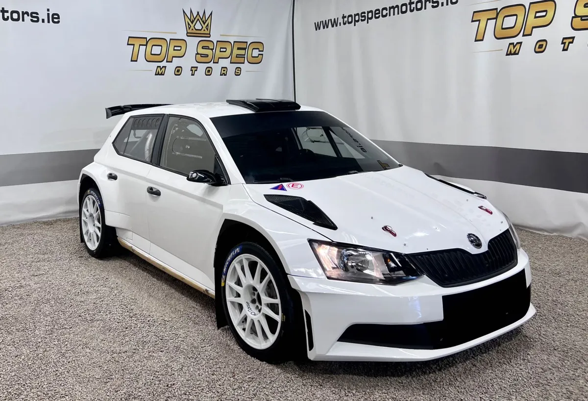 2018 last spec Skoda Fabia r5 rallycar chassis 232