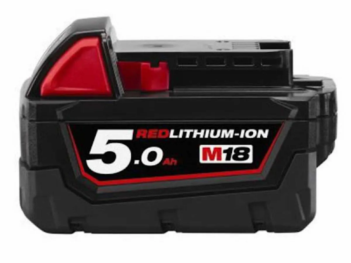 2 X Milwaukee M18 5.0AH Battery..Free Delivery - Image 3