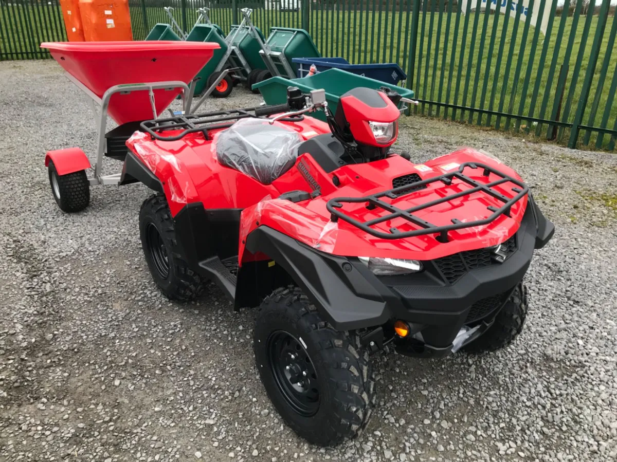 New Suzuki 750 + Fertiliser Spreader €68 per week - Image 1