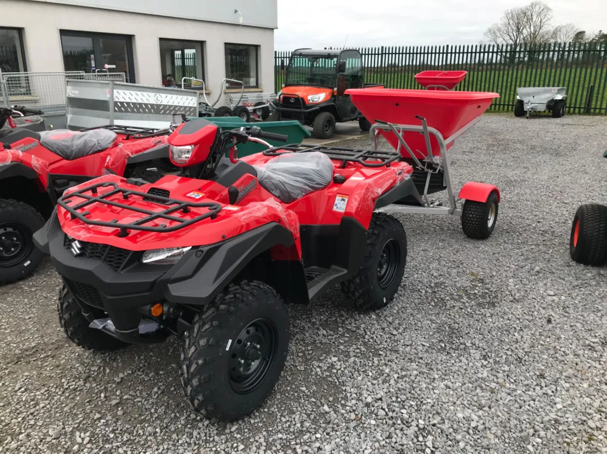 New Suzuki 750 + Fertiliser Spreader €68 per week - Image 2