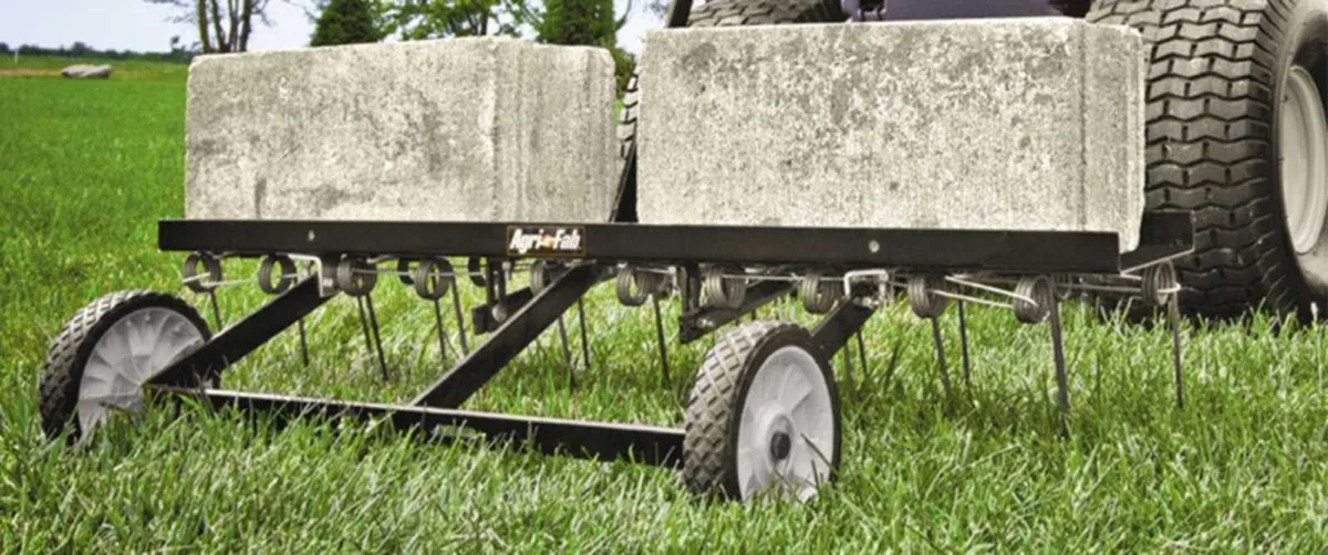 Agri Fab Tow behind Moss Rakes & Aerators - Image 1