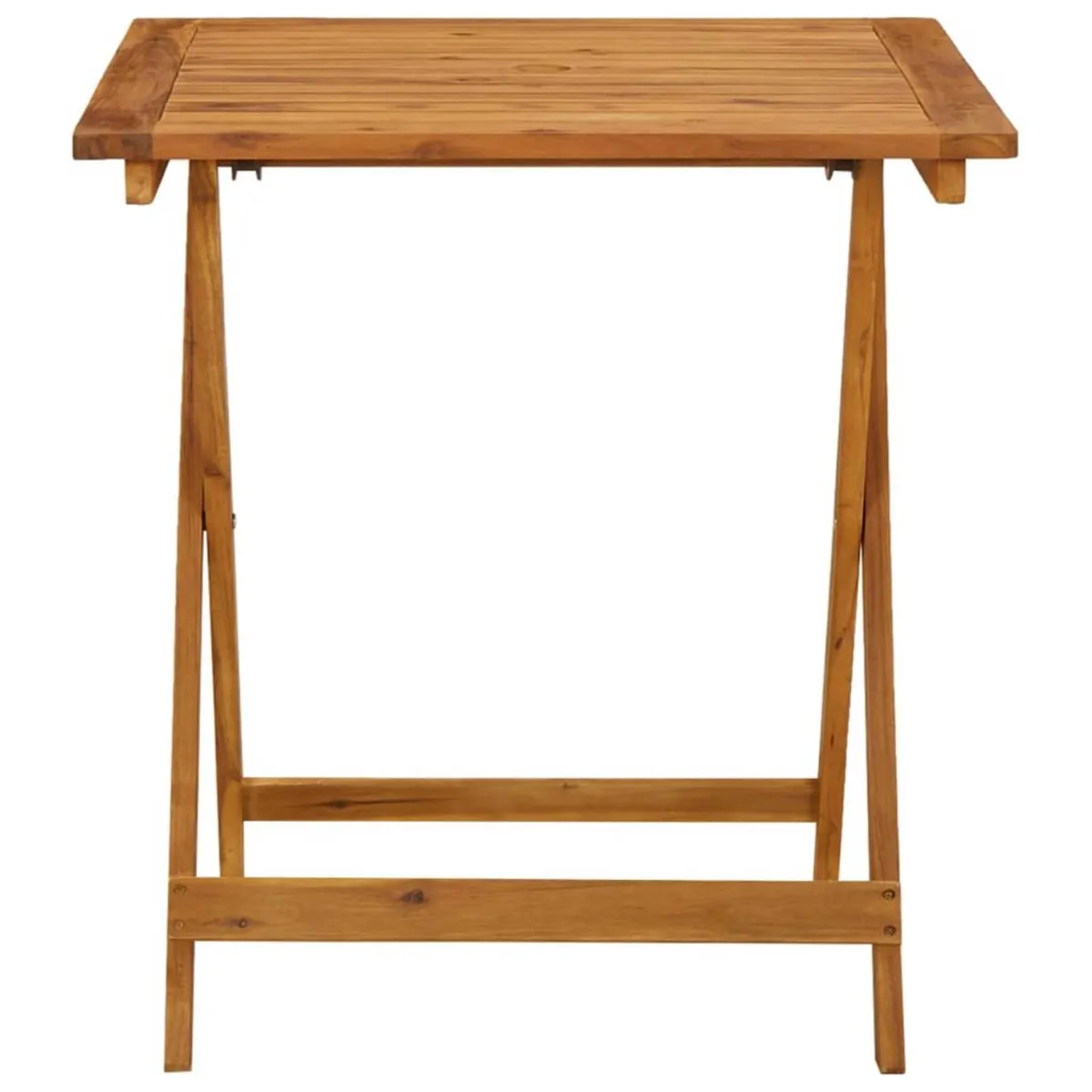 vidaXL Folding Garden Table 70x70x75 cm Solid Wood