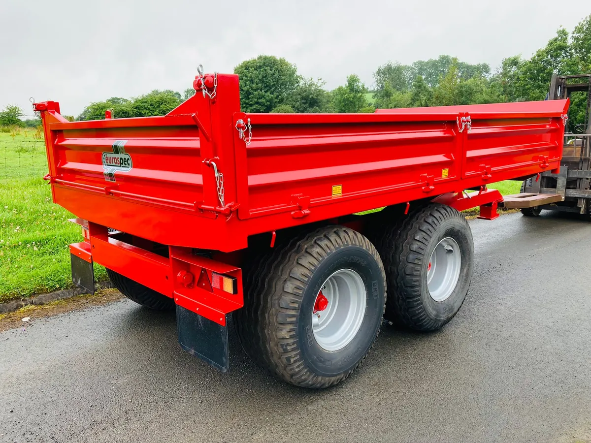 Eurospec Tipper Trailer - Full Finance Options