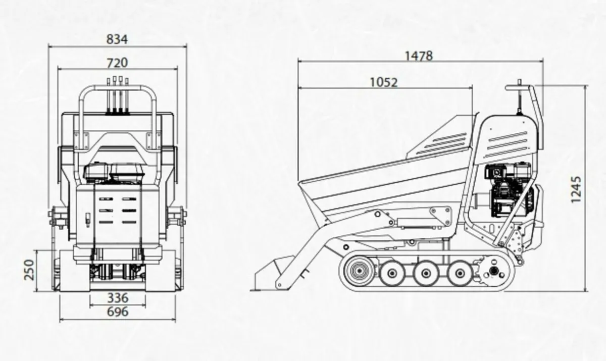 Mini Dumper VH500A / VH 500 A GX / VH500 A D - Image 3