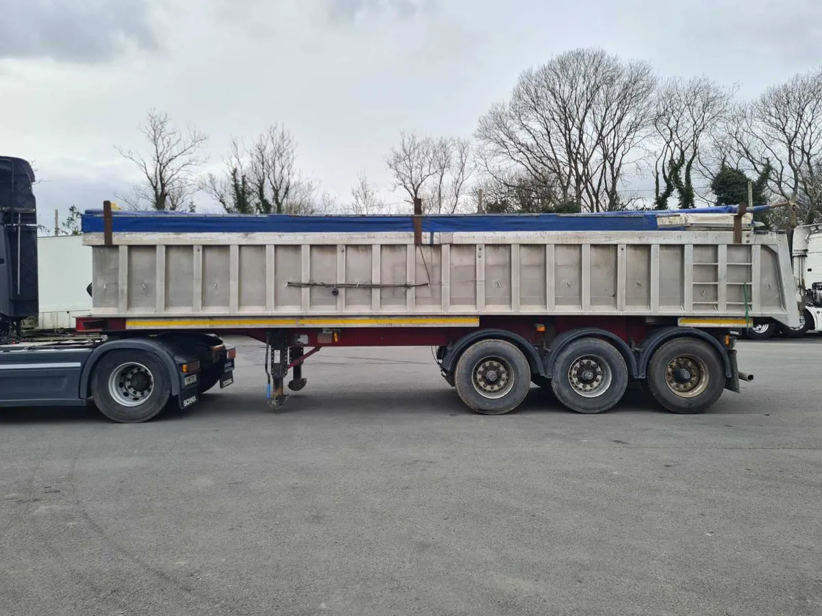 2005 DENNISON TRI AXLE AGGREGATE TIPPING TRAILER - Image 4