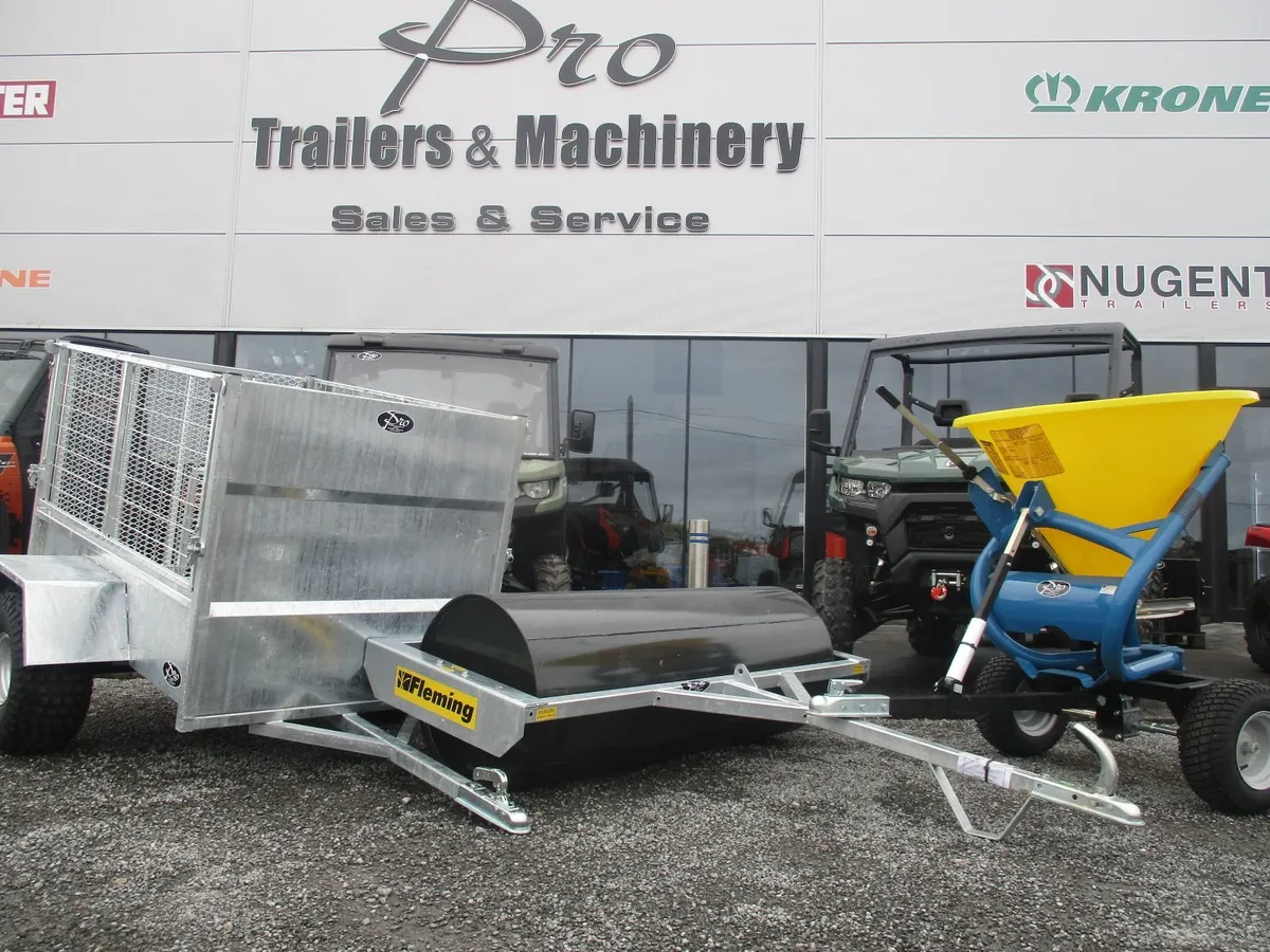 pro trailers quad sprayer tipper spreaders rollers