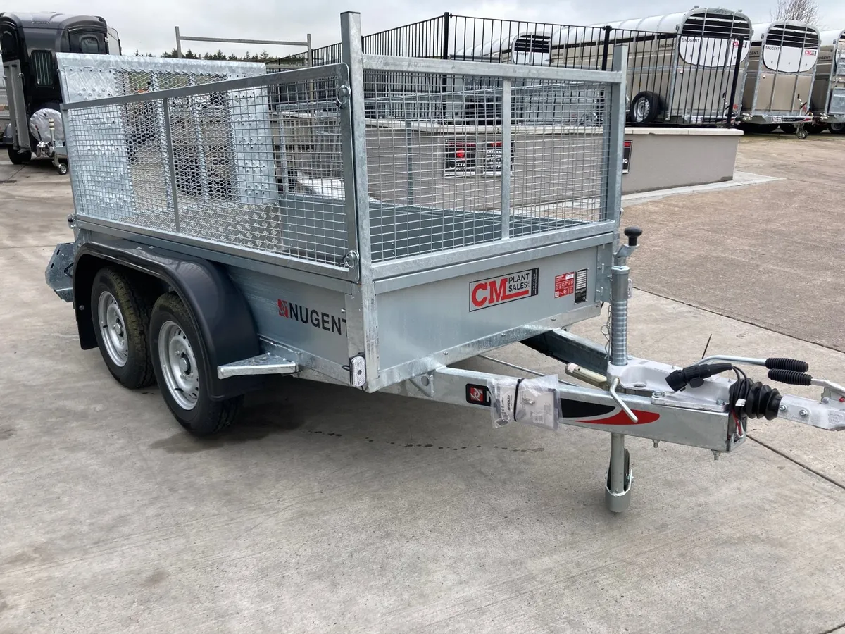 8 x 4 Twin Axle 2 Ton Nugent Trailer - Image 1
