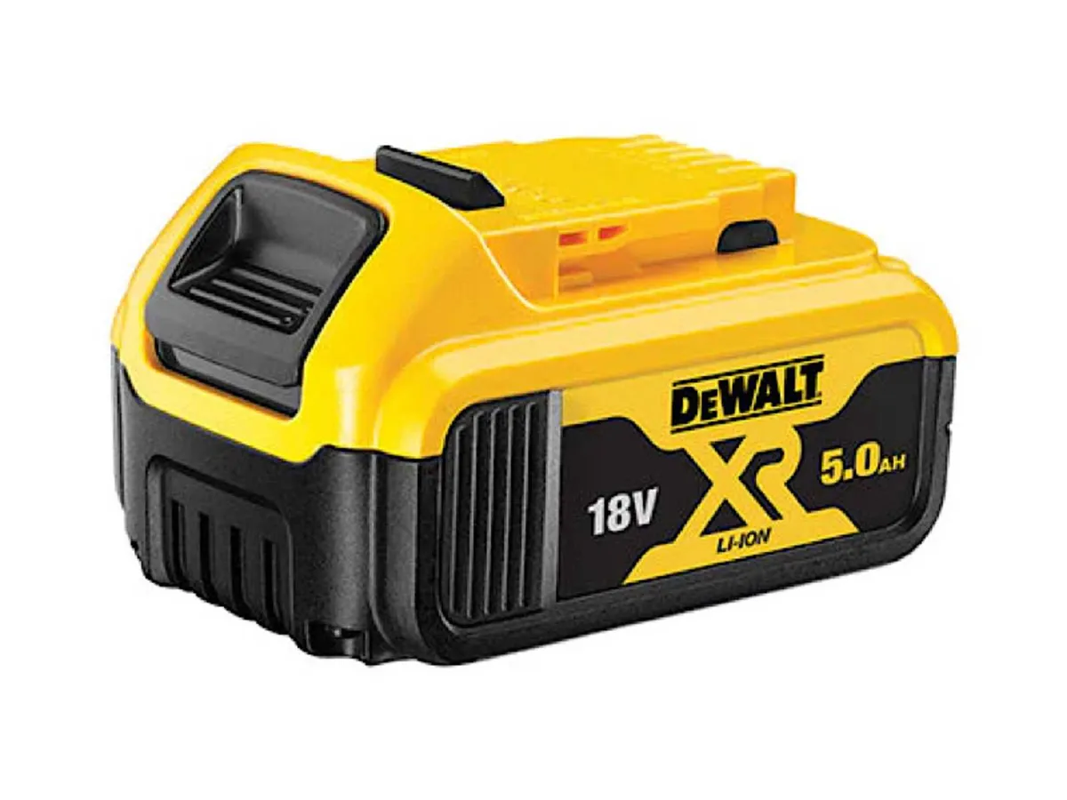 SALE Dewalt 18V XR 5.0Ah Li-Ion Battery - Image 1