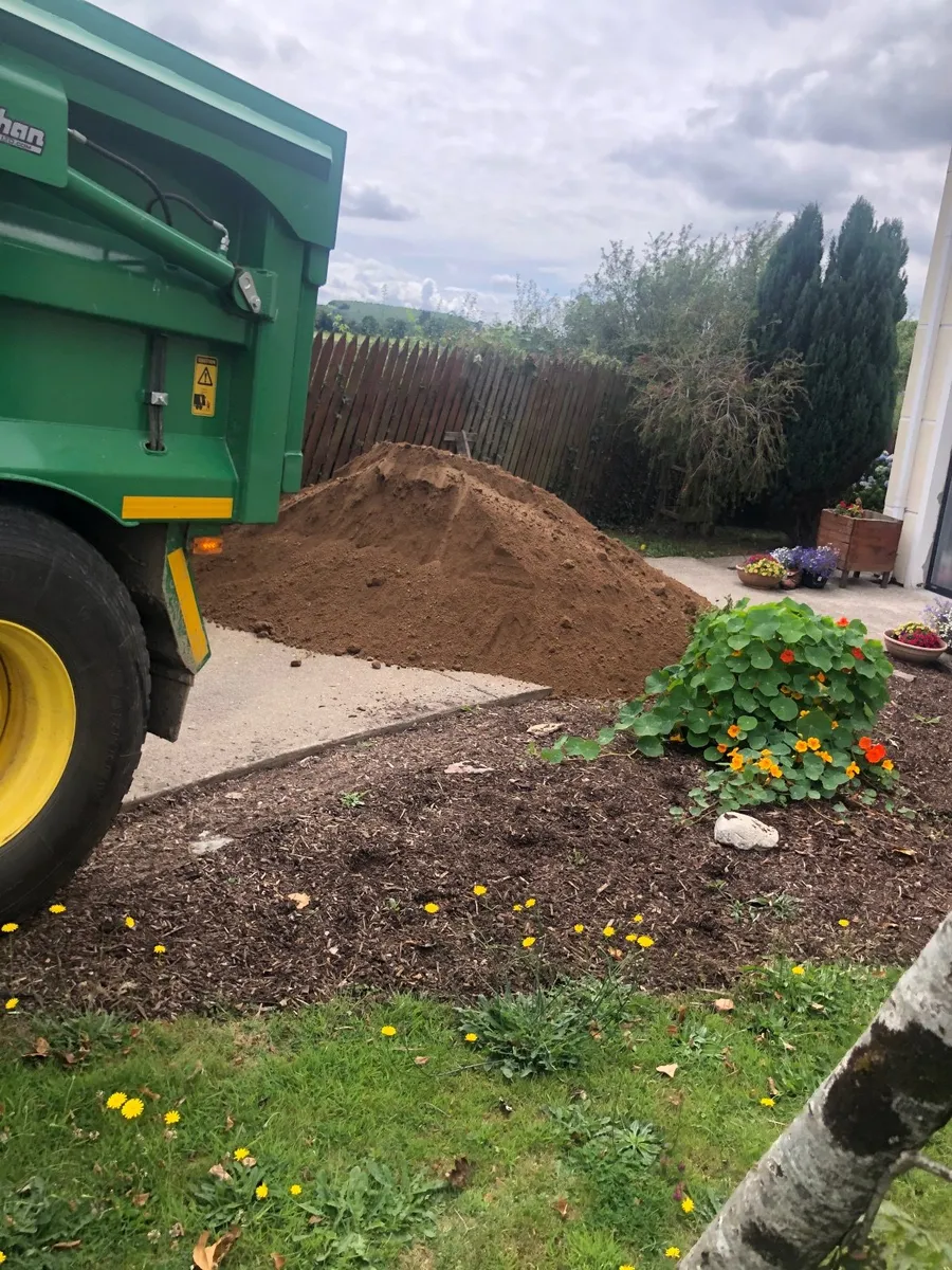 Stone & topsoil delivered & digger hire - Image 2