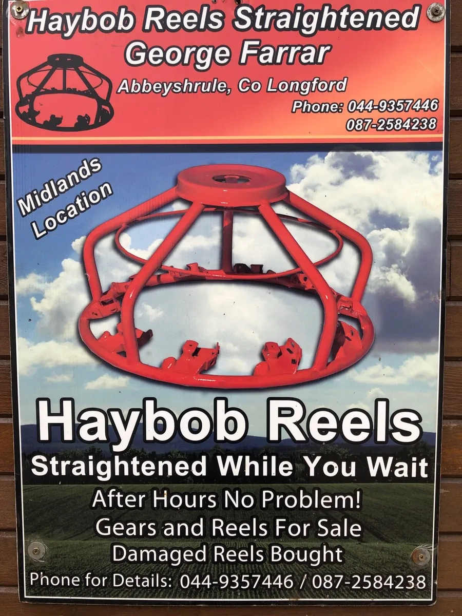 Haybob  reels straightened.