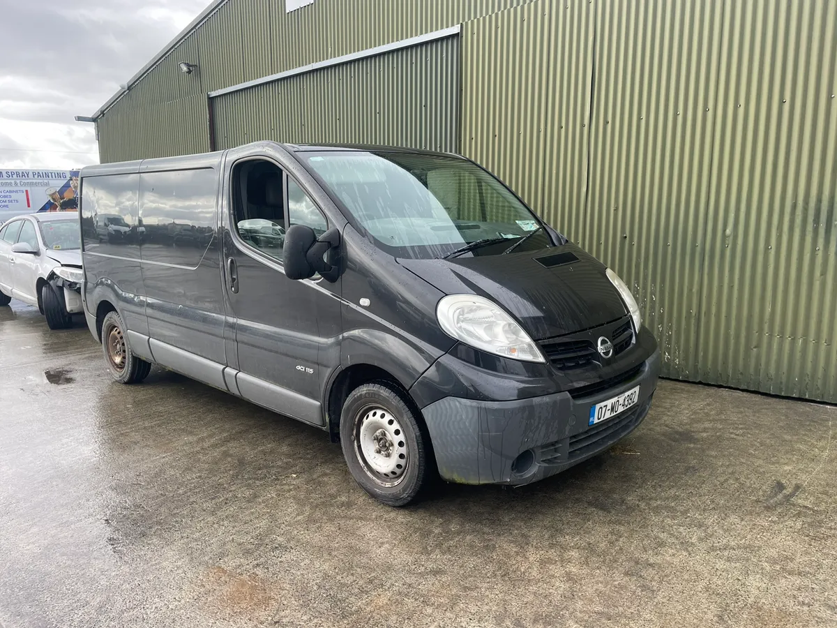 2007 Nissan primastar 2.0 dci for dismantling