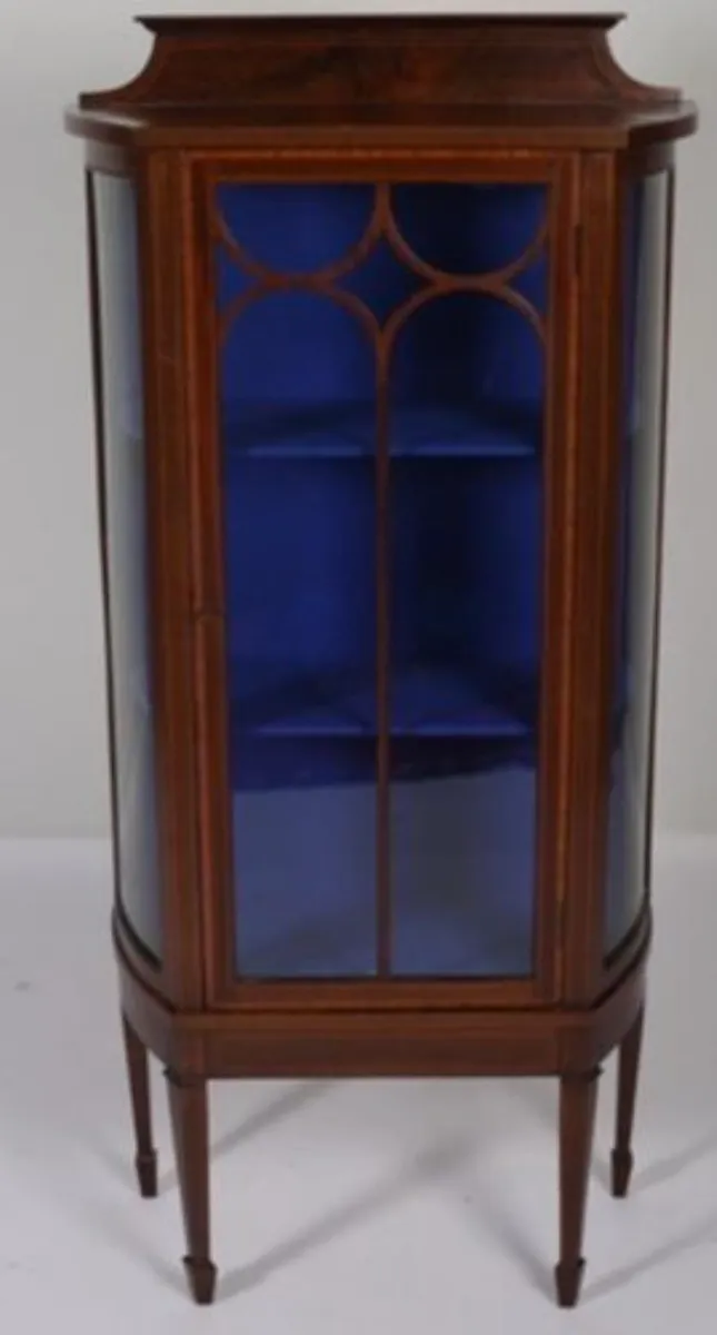 Antique Edwardian Glass Cabinet