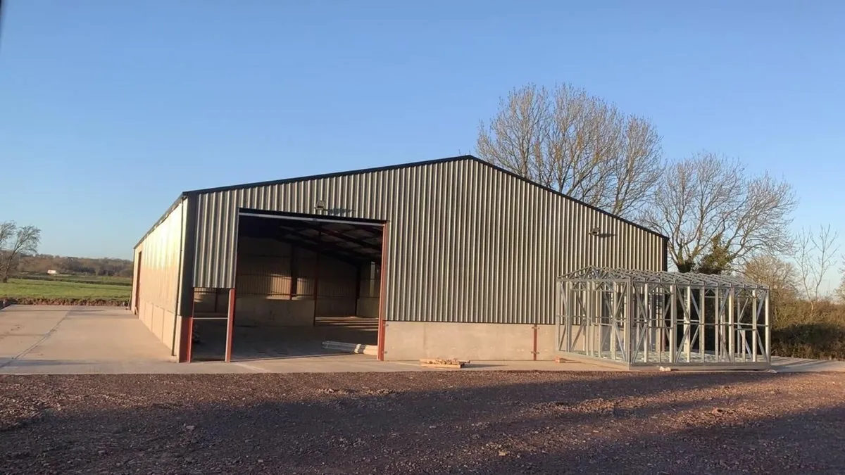 New 120ft x 60ft x 16ft shed - Image 3