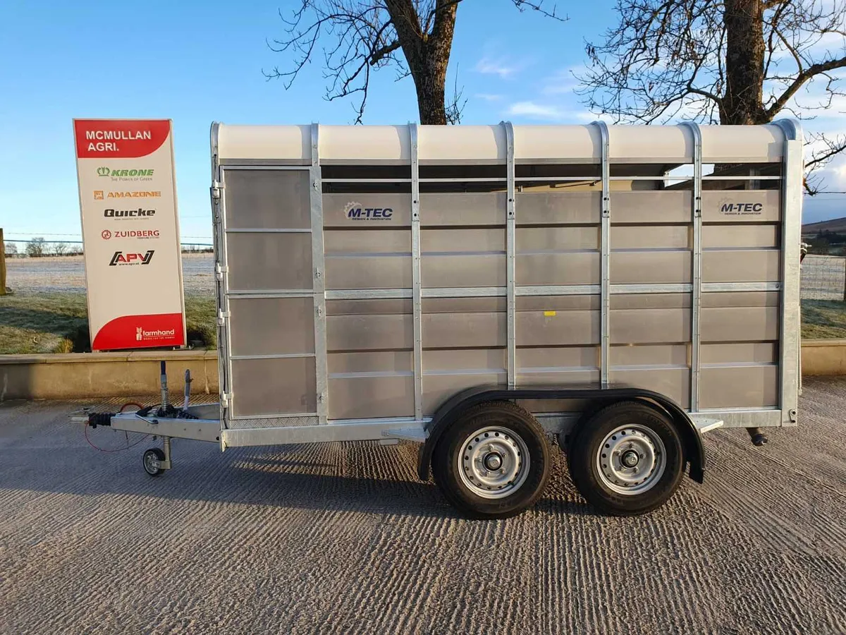 New M-Tec 12 x 6 Livestock Trailer