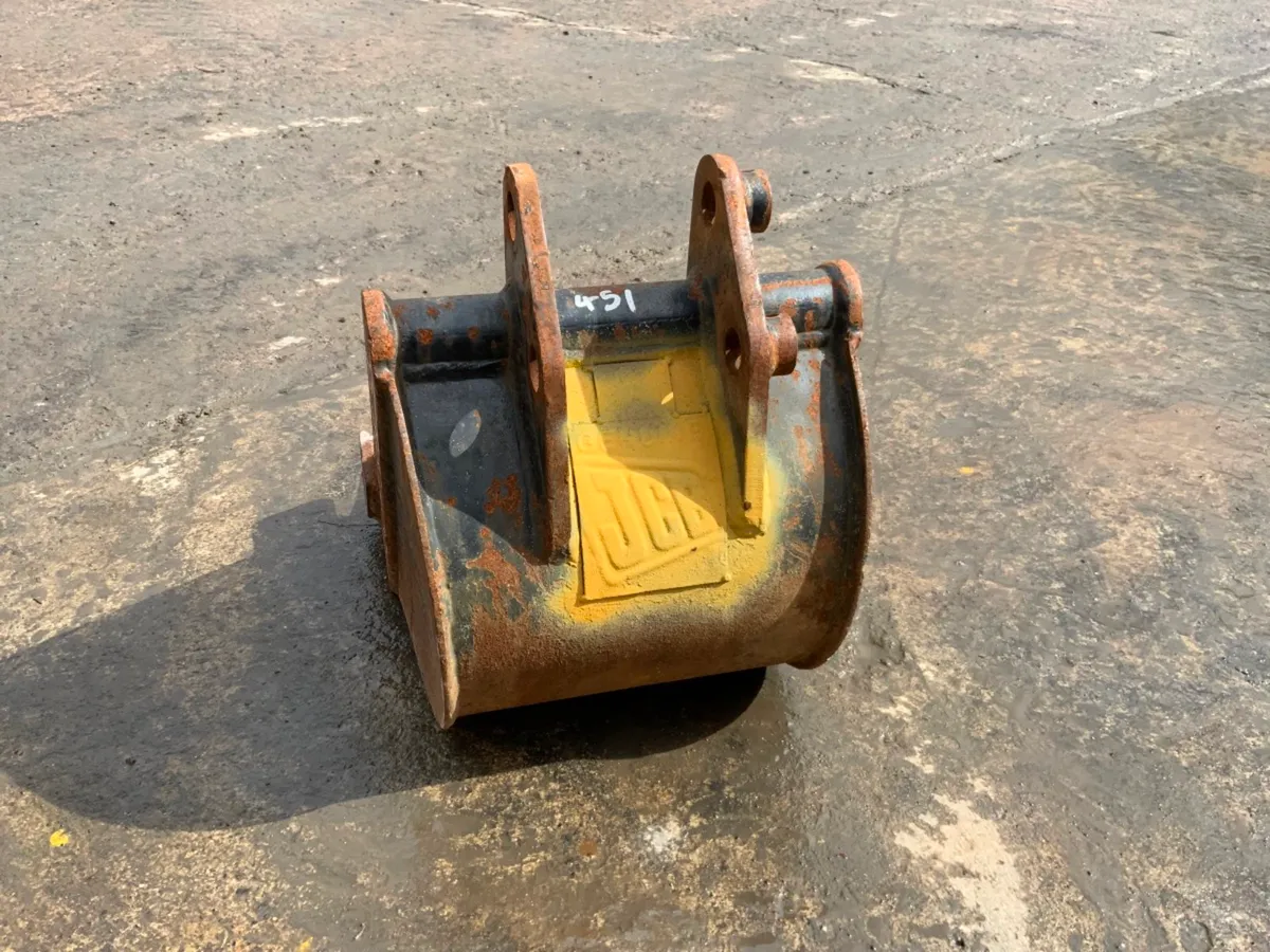 12" JCB MINI DIGGER BUCKET....25mm PINS...451/12 - Image 2