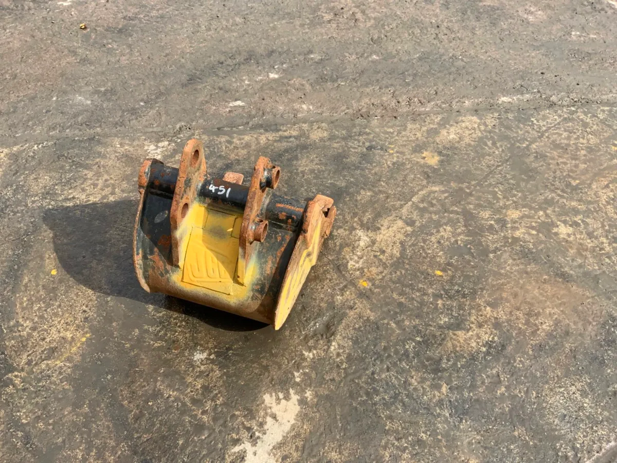 12" JCB MINI DIGGER BUCKET....25mm PINS...451/12 - Image 4