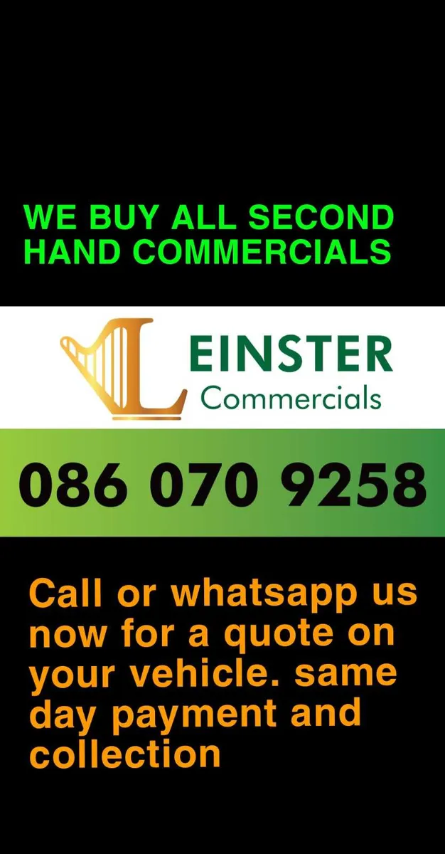 COMMERCIALS WANTED TOP PRICES PAID