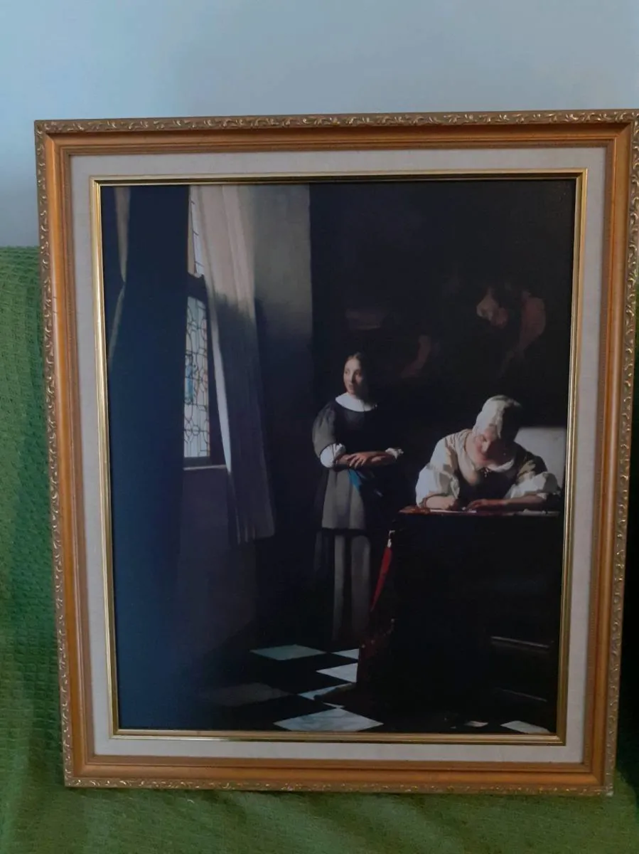 VERMEER AND CARAVAGGIO  PRINTS ON CANVAS - Image 3