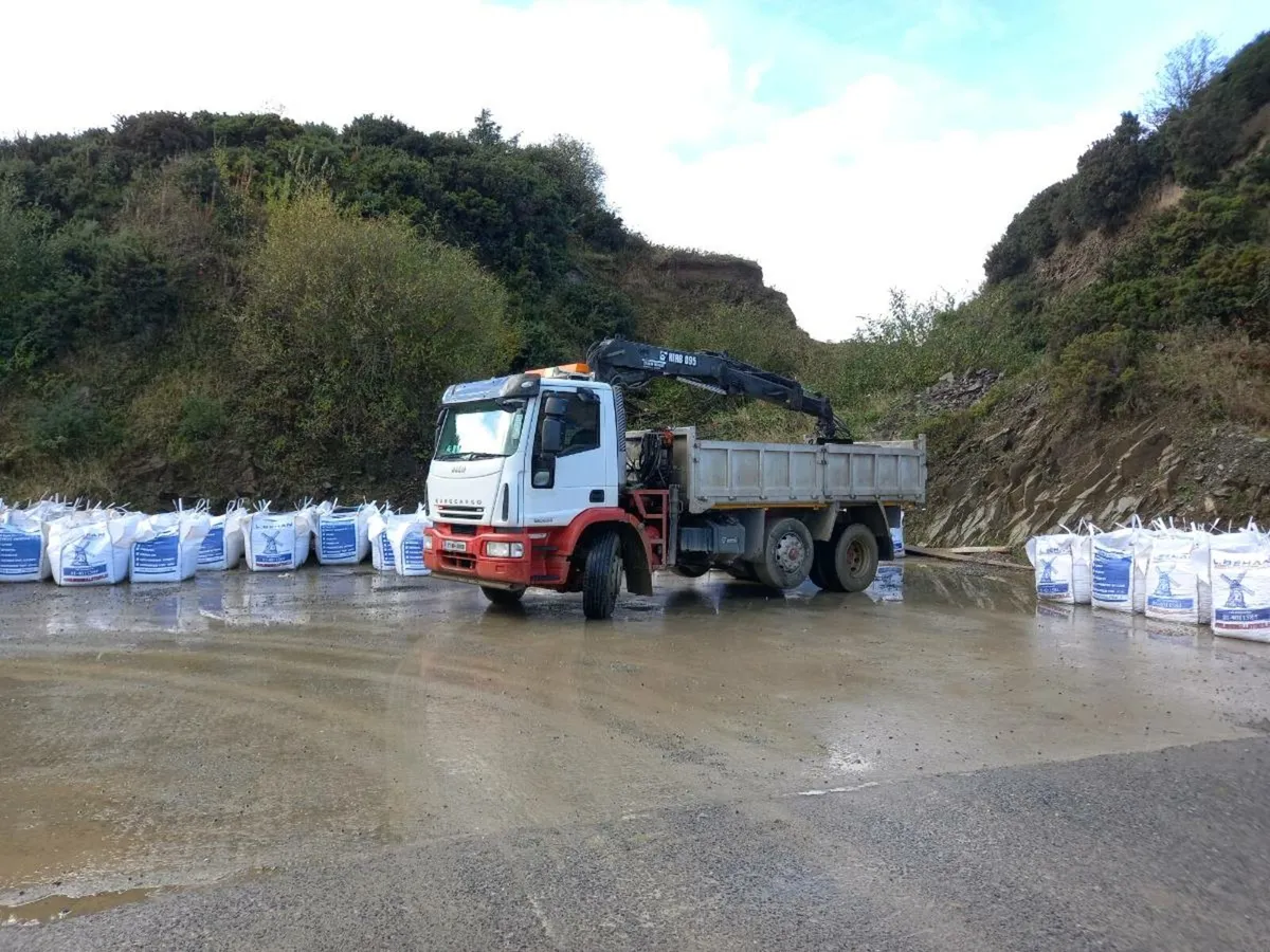 Topsoil, gravel, sand, pebble, decorative stone