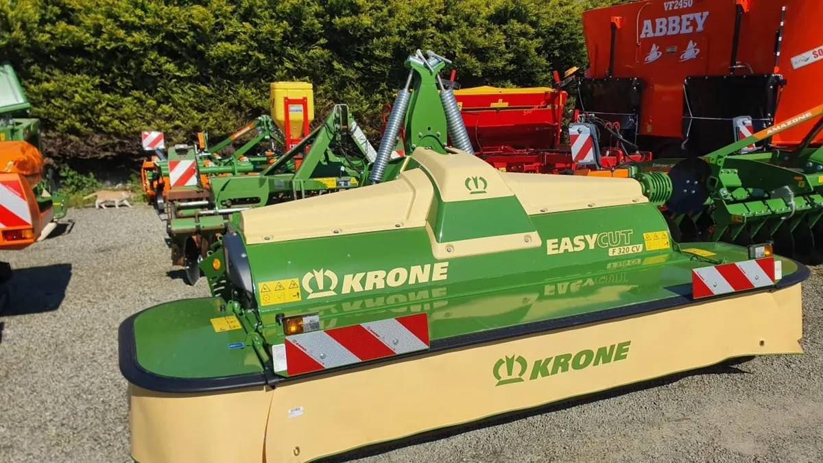 New Krone Front Mounted Mower
