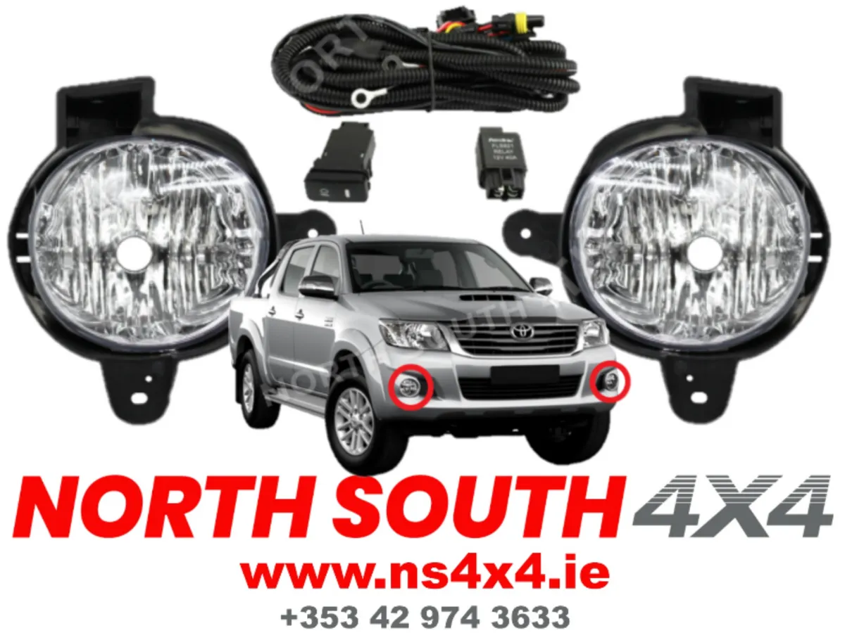 Front fog lamp kit for Hilux 2011-2016 - Image 1