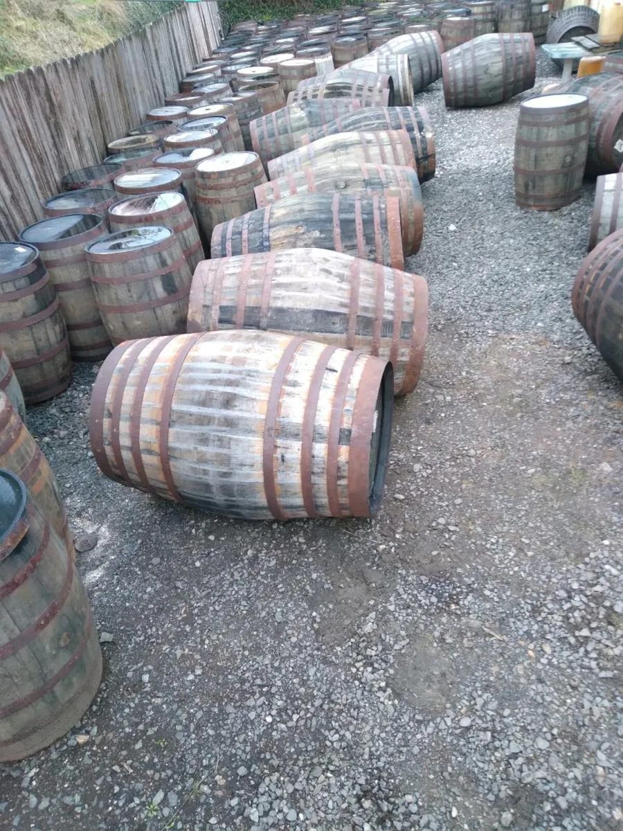 Whiskey barrels - Image 1