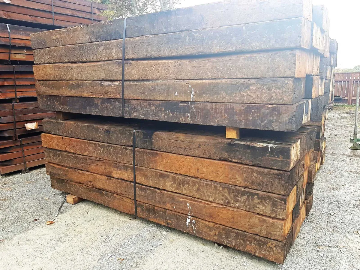 Reclaimed Oak Sleepers - Image 1