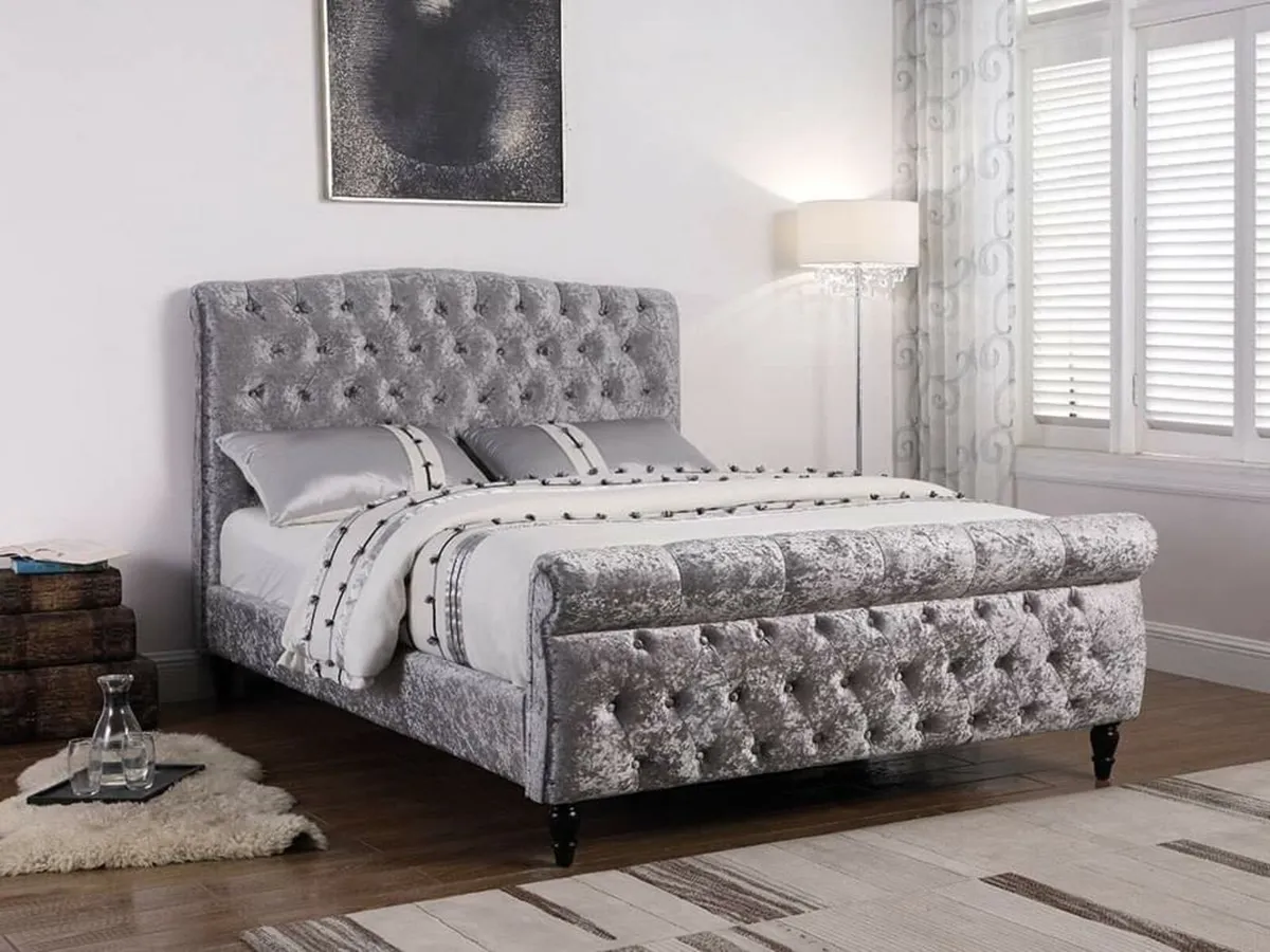 New Crushed velvet bedframe