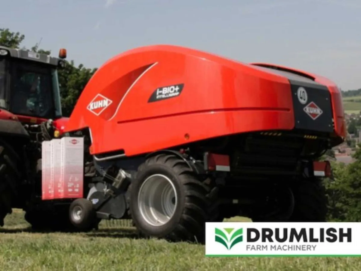 Kuhn iBio+ Baler with Film Wrap