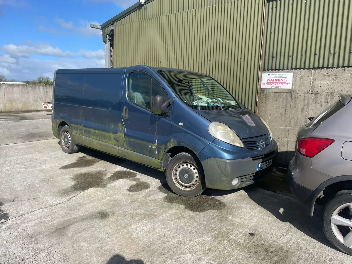 2008 Nissan primastar 2.0 dci for dismantling