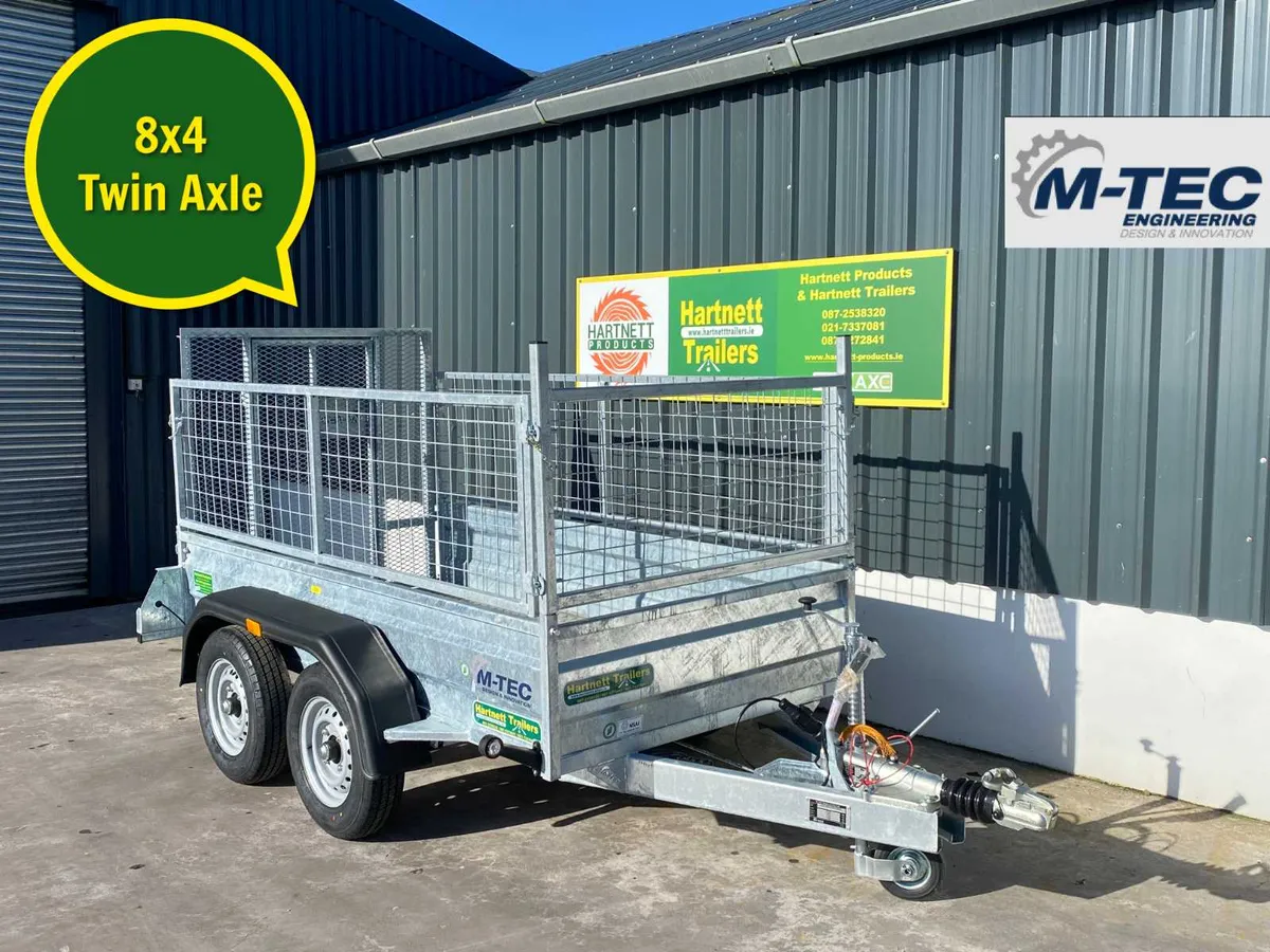 New M-TEC 8x4 Twin Axle Trailers for Sale - Image 1