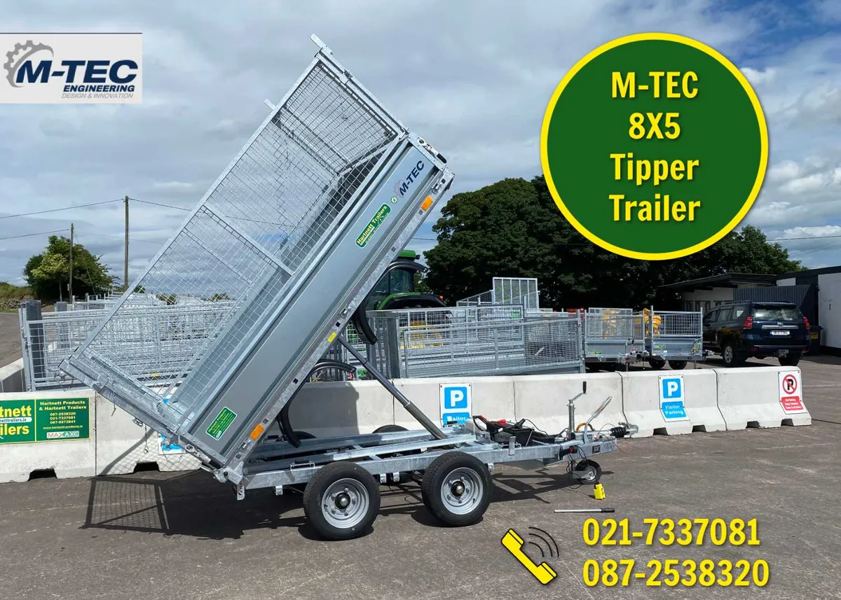 New M-TEC 8x4 Twin Axle Trailers for Sale - Image 3